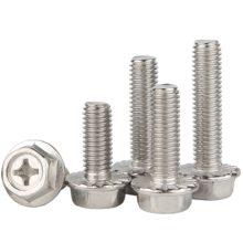 OEM Customized M16*65mm Stainless Steel SS304 A2 Hex Flange Bolt
